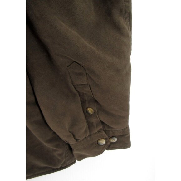 Johnston & Murphy Jacket XL Faux Suede Flannel Lined Field Shacket - Picture 3 of 11